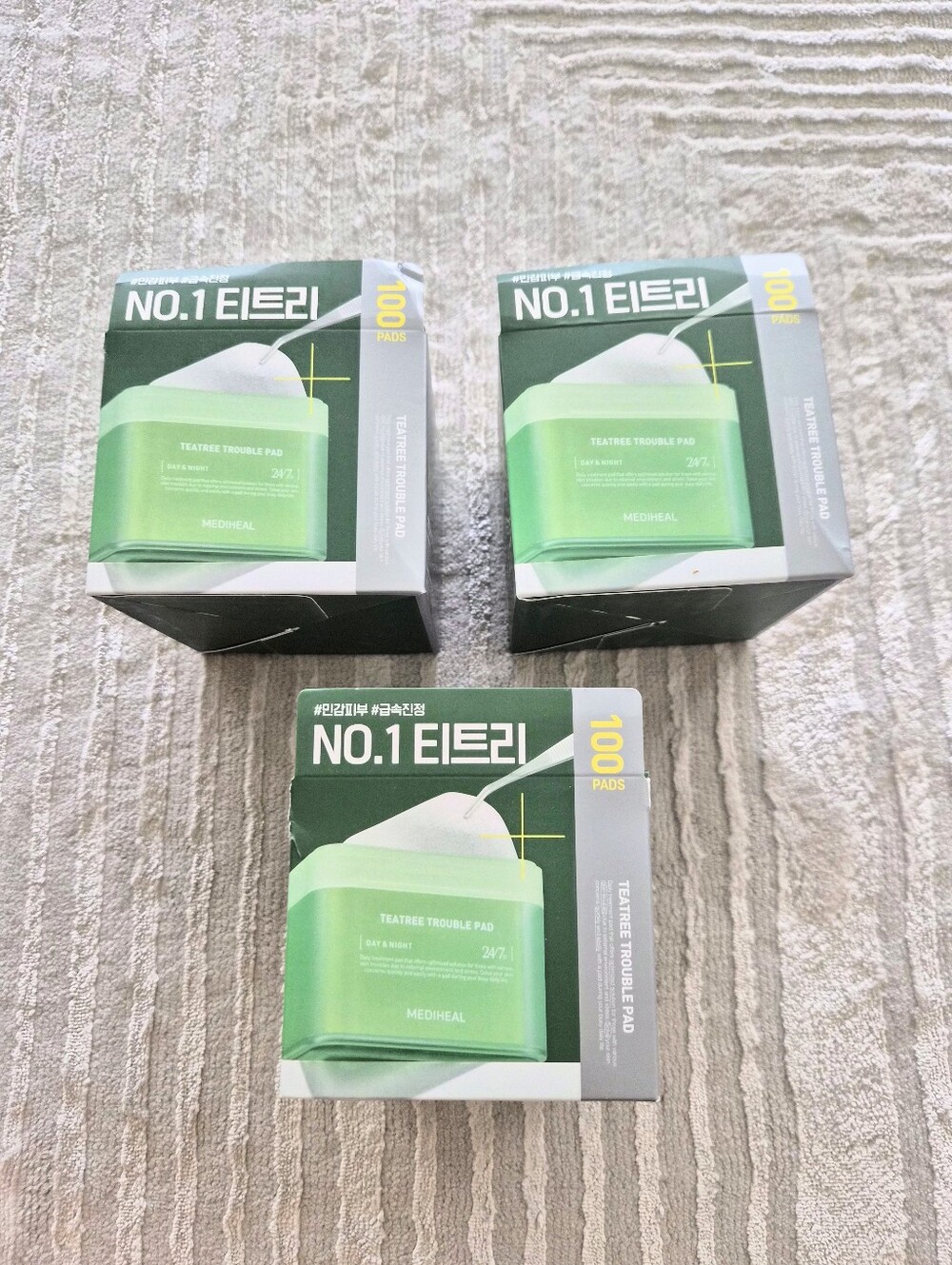 Bundle of 3 Mediheal Teatree Trouble Pads